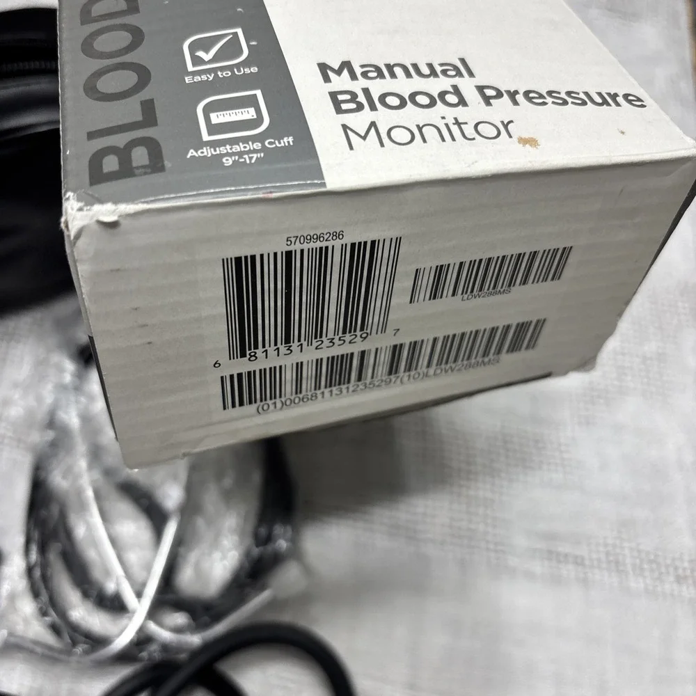 Equate Manual Blood Pressure Monitor With Accessories Bag